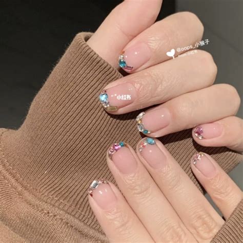 french tip nail designs    summer