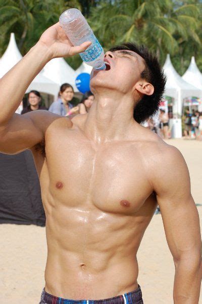 water is good for body~ Drink Up! | Human poses, Body poses, Male