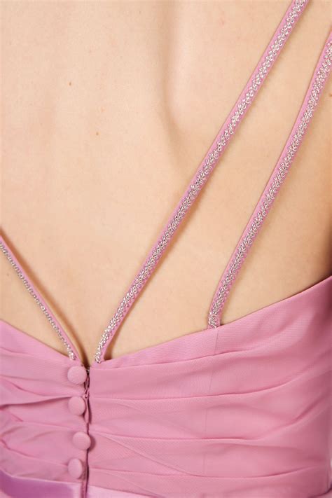 Sparkle Strap Chiffon Dress - Richard Designs
