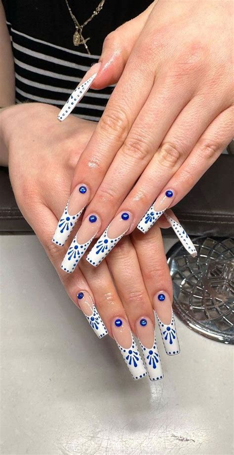 20 Celebrate Summer with Fiesta-inspired Nail Art Designs : Blue Fiesta ...
