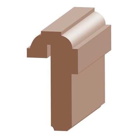 663VG - T-Astragal with Weatherstrip Kerf for 1-3/4" Doors (1-1⁄2"x2-7