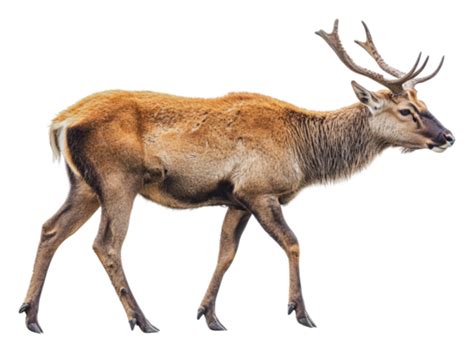 Venado Silueta PNG para descargar gratis
