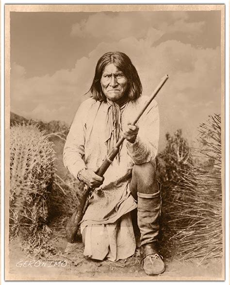 geronimo apache legend unique photo restoration    photoprint