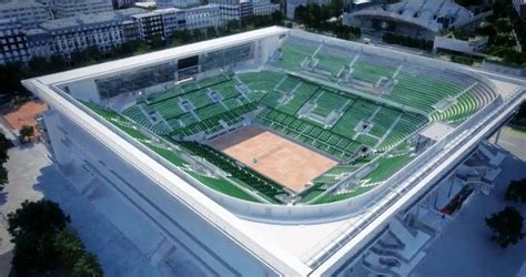 The Construction of Roland Garros' new Tennis Stadium | WordlessTech