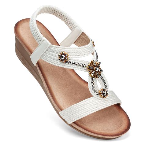 women white wedge sandals 2