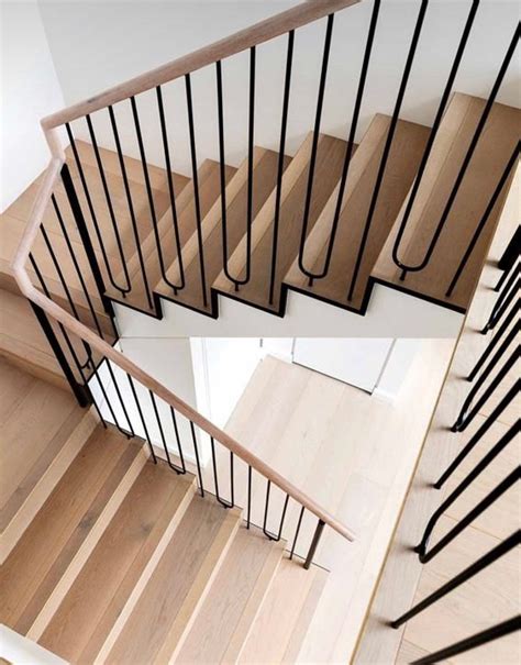 iron stair balusters designer split collection modern image  metal