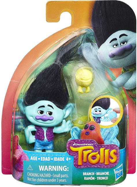 DreamWorks Trolls Branch Collectible Figure with Critter, color may vary