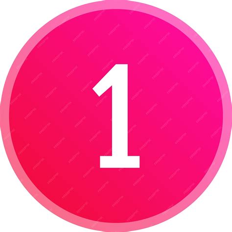 pink number  clipart
