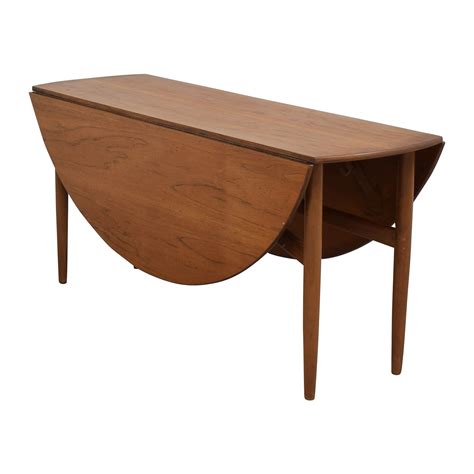 54% OFF - Danish Modern Drop Leaf Dining Table / Tables First Apartment ...