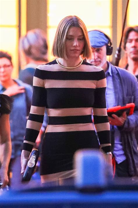 Jessica Biel Filming Scenes for "The Better Sister" in New York 06-18