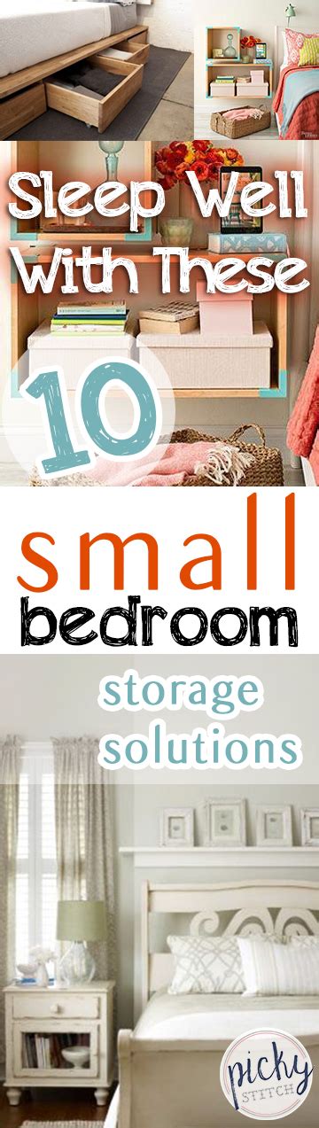 sleep     small bedroom storage solutions picky stitch