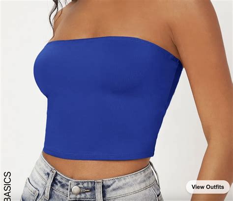SHEIN USA | Cropped tube top, Top outfits, Crop tops women