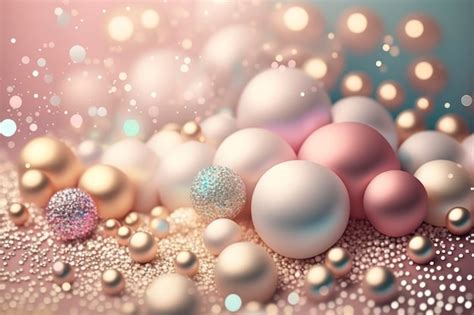 Pearl glitter background | Premium AI-generated image