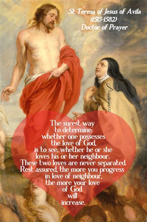 Quotes of the Day – 15 October – St Teresa of Jesus of Avila – AnaStpaul