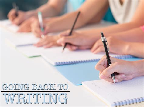 Going Back to Writing - Madeline Smoot