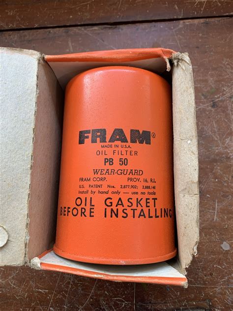 Fram PB50 - cross reference oil filters | oilfilter-crossreference.com