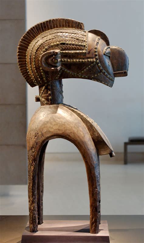 Nimba schoudermasker ~ 19e eeuw ~ Baga, Guinea ~ Hout ~ Hoogte 140 cm ...