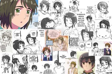 Hetalia: Greece and Japan Collage by CPluto444 on DeviantArt