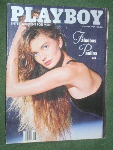 Playboy Aug 1987 POM Sharry Konopski Paulina Ferdinand & Imelda Marcos