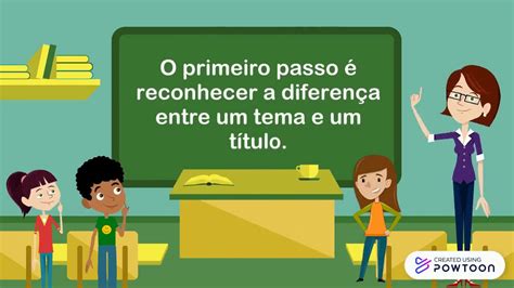 Diferença Entre Tema E Título - Dissertação: diferença entre título e tema - YouTube