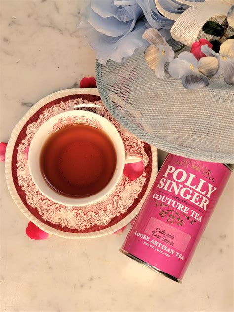 Catherine's English Rose Saucer Tea - Polly Singer