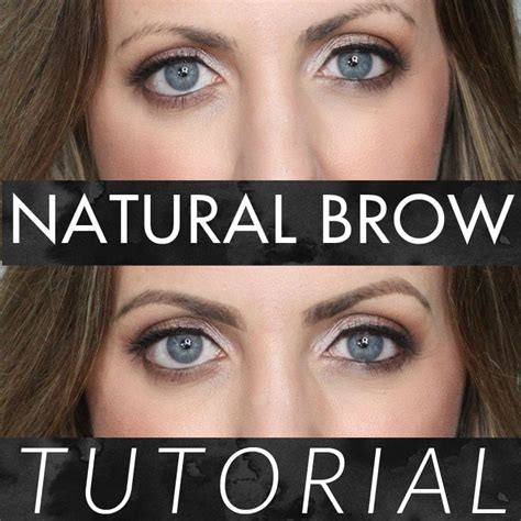 natural eyebrow tutorial