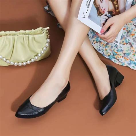 (Add 1 Size Bigger) SHUTA Work Shoes Women Shoes Slip-on Shoes Fashion ...