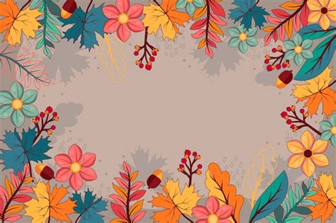 Fall Flowers Backgrounds