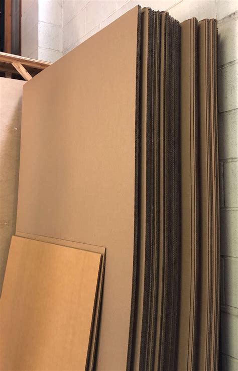 large group  cardboard sheets approx ft  ft pcs