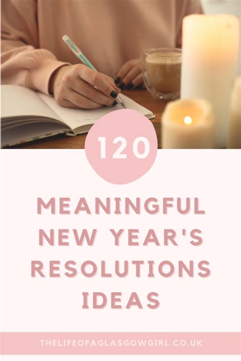120 Meaningful New Year’s Resolutions Ideas