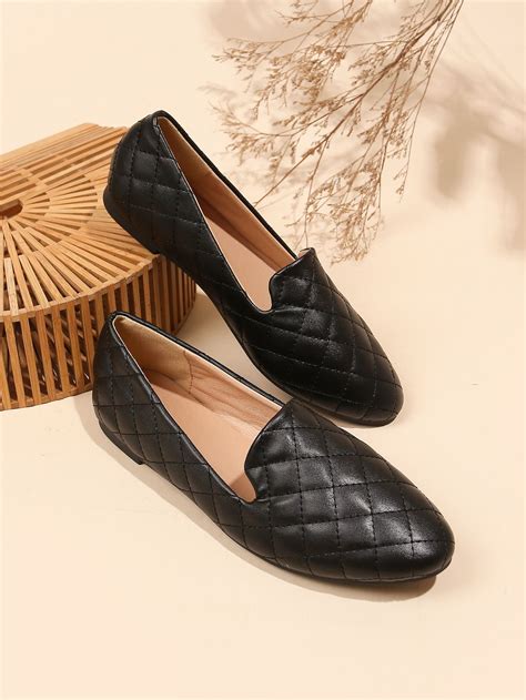 minimalist quilted flat loafers loafers loafers  women loafer flats