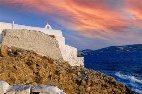 Greece Photos-coast mykonos greece 9505c