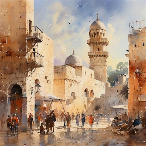 Premium AI Image | Jerusalem Unveiled A Visual Odyssey through Sacred