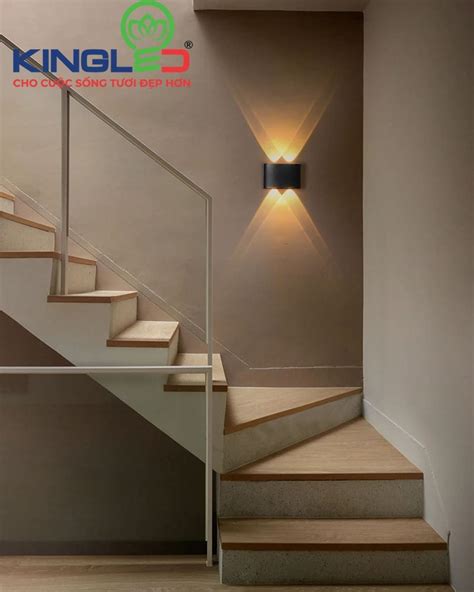 Top các mẫu đèn tường cầu thang Kingled đẹp, hiện đại | Đèn led Kingled