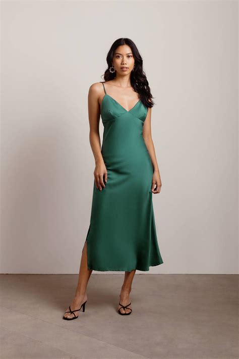 Silver Dress - Silver Satin Dress - Silver Midi Dress