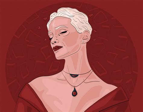 Lady in Red on Behance
