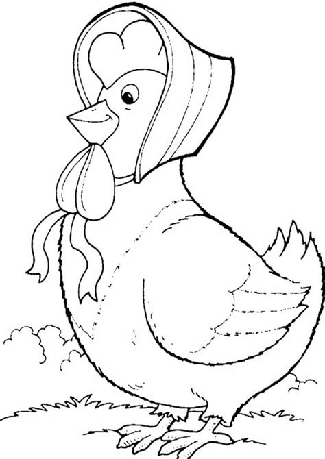 chicken coloring pages 9