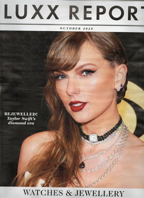 Taylor Swift in Diamond Era for Luxx Magazine October 2025 • CelebMafia