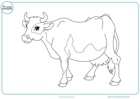 Para Pintar Vaca - Dibujos de Vacas para Colorear 【Imprimir y Pintar】