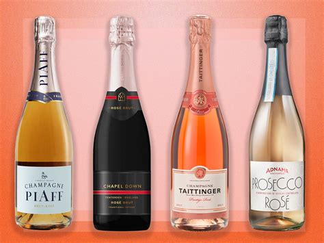 pink champagne prosecco  sparkling wine  valentines day