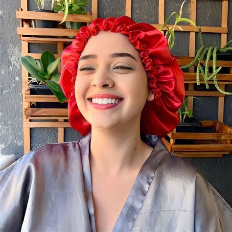 Toca Ou Touca De Cabelo - Touca de Cetim para Cabelos Lisos, Cacheados, Todos os Tipos