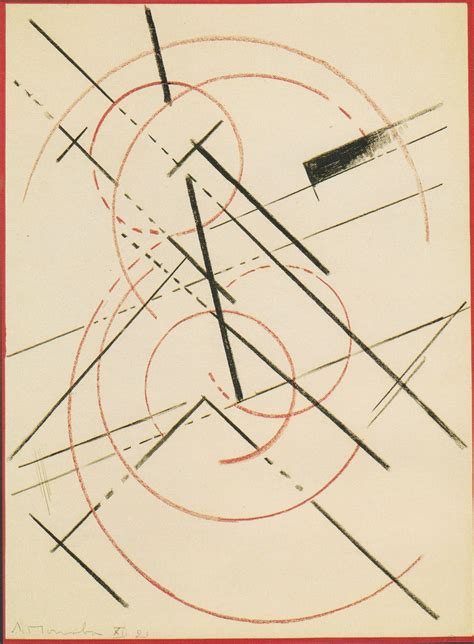 Linear Composition by Liubov Popova | Obelisk Art History