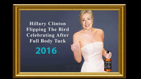 BREAKING NEWS Hillary Clinton Caught FLIPPING the BIRD Celebrating