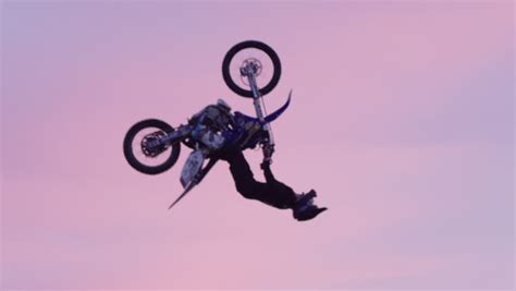 extreme freestyle motocross jumping stock footage video  royalty
