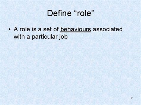 management roles  skills define role  role