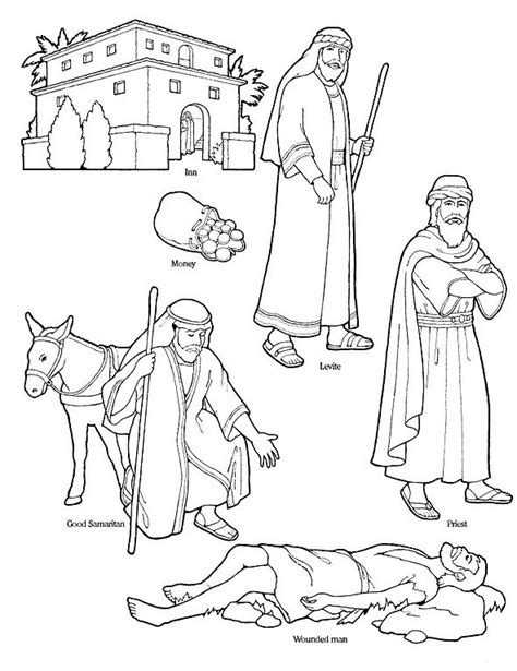 Good Samaritan Coloring Pages - Best Coloring Pages For Kids