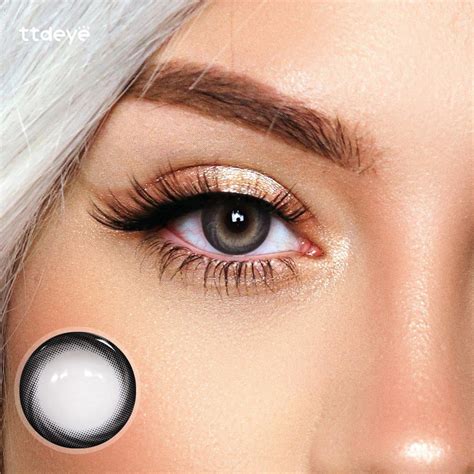 Order Little Black Circle Colored Contact Lenses Online