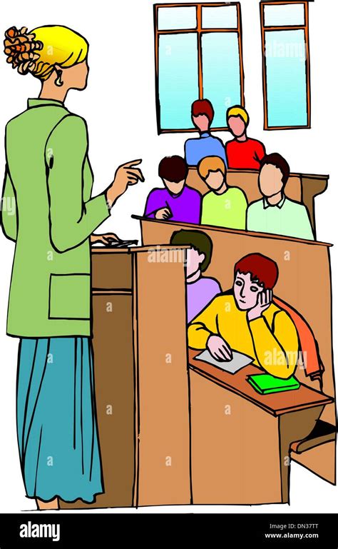 Lady teacher strict Stock Vector Images - Alamy