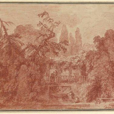 jean honore fragonard terrace  garden   italian villa