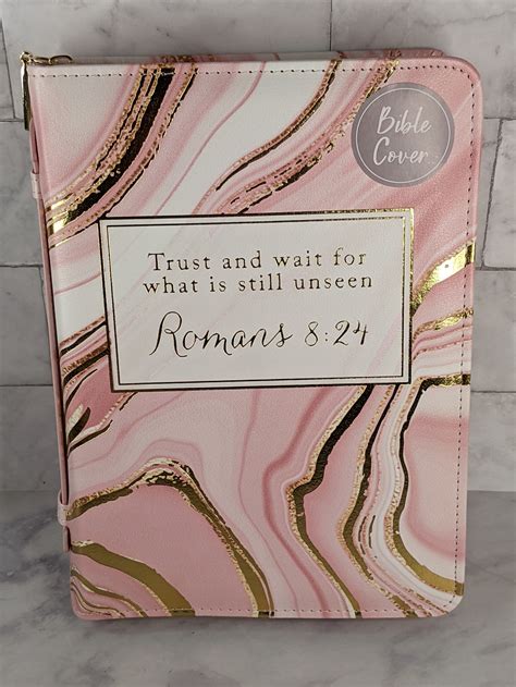 Trust and Wait Bible Cover